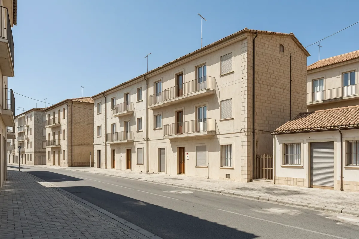 Calles y viviendas de Alcoi